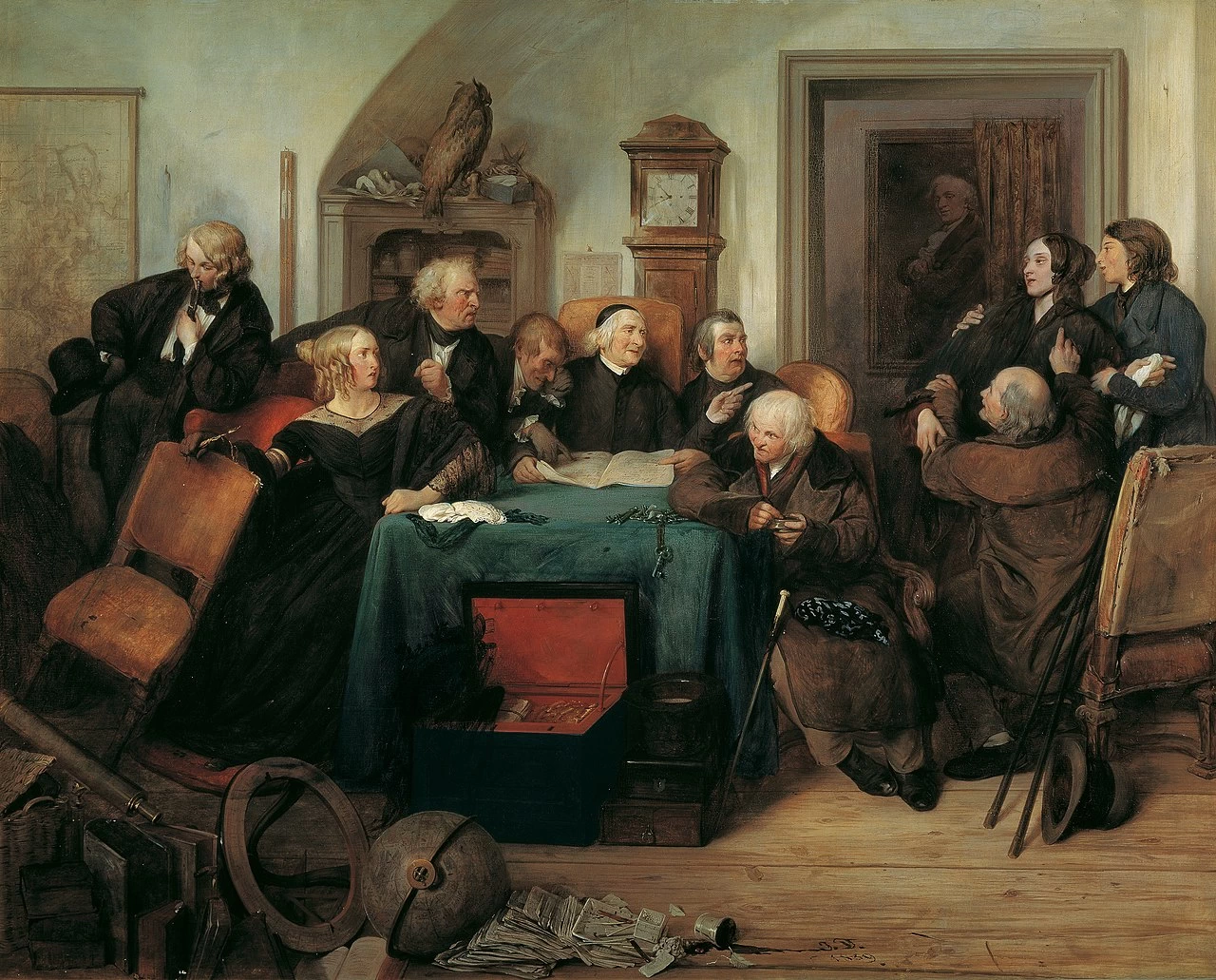L'apertura del testamento - Österreichische Galerie Belvedere, Vienna